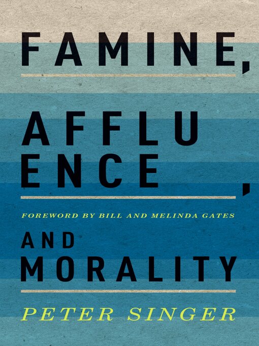 Title details for Famine, Affluence, and Morality by Peter Singer - Available